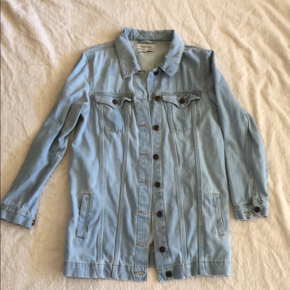 Women’s denim jacket longer length